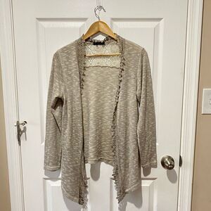Lungo L’arno Italian Soft Crochet Back Cardigan